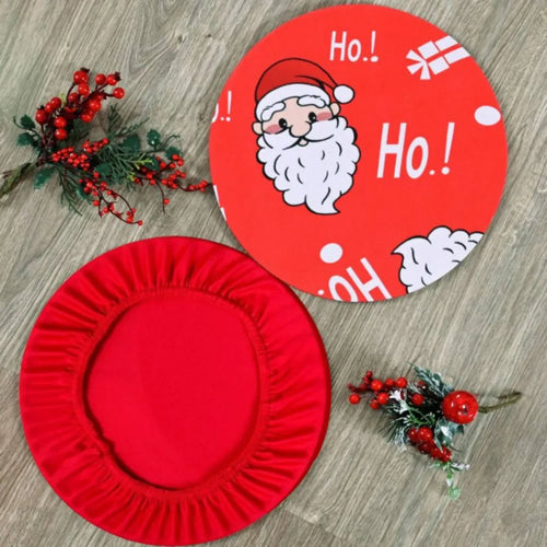 Capa Sousplat Natal - Papai Noel Vermelho