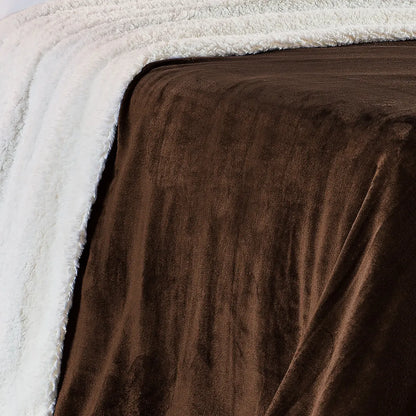 Cobertor Alaska Dupla Face - Tabaco