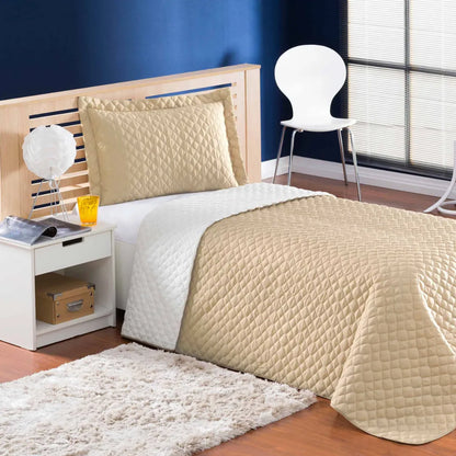 Cobre Leito Luxo Pati Caqui e Palha - Vários tamanhos