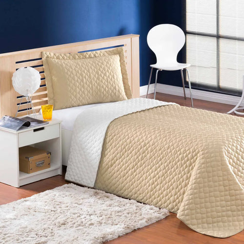 Cobre Leito Luxo Pati Caqui e Palha - Vários tamanhos