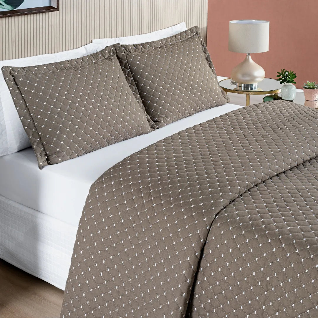 Cobre Leito Ravena Camafeu - Vários Tamanhos