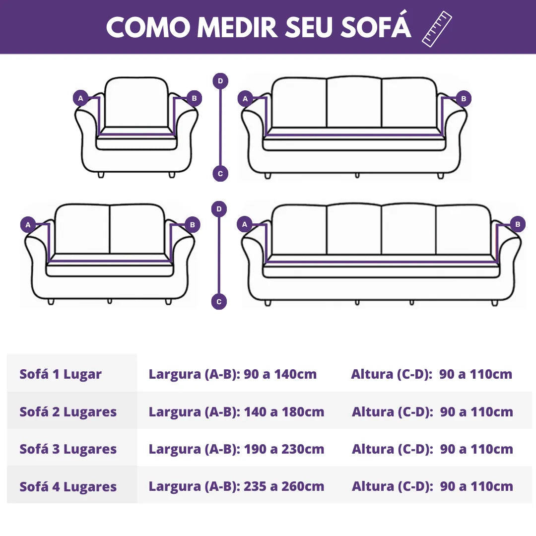 Capa de Sofá Elastex - Verde