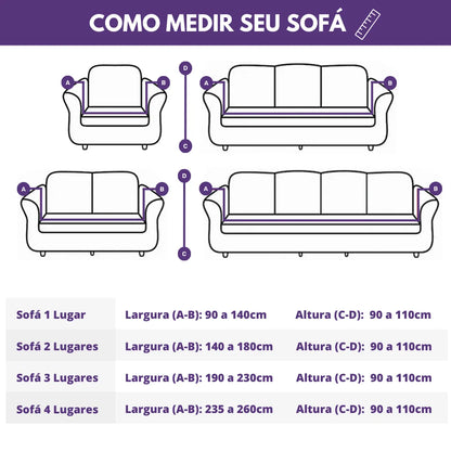 Capa de Sofá Elastex - Verde
