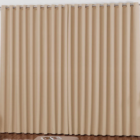 Cortina Blackout em Tecido - Avelã (vários tamanhos)