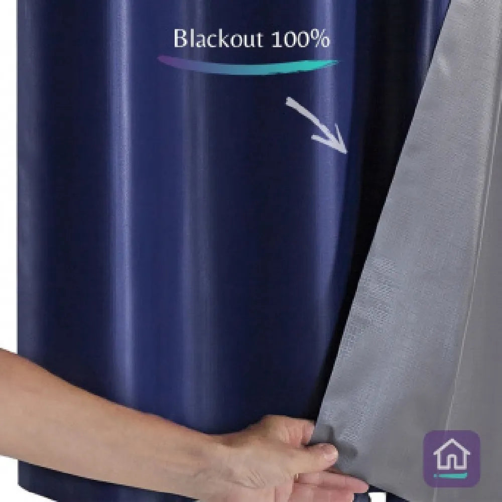 Cortina Blackout Grande - Azul (vários tamanhos)