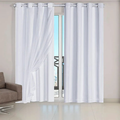 Cortina Blackout Grande - Branco (vários tamanhos)