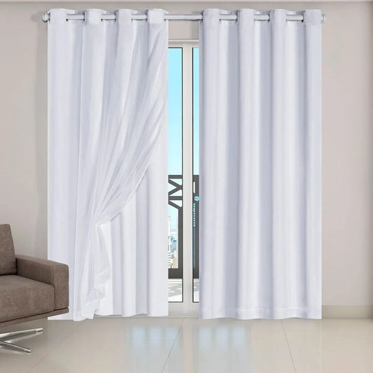Cortina Blackout Grande - Branco (vários tamanhos)