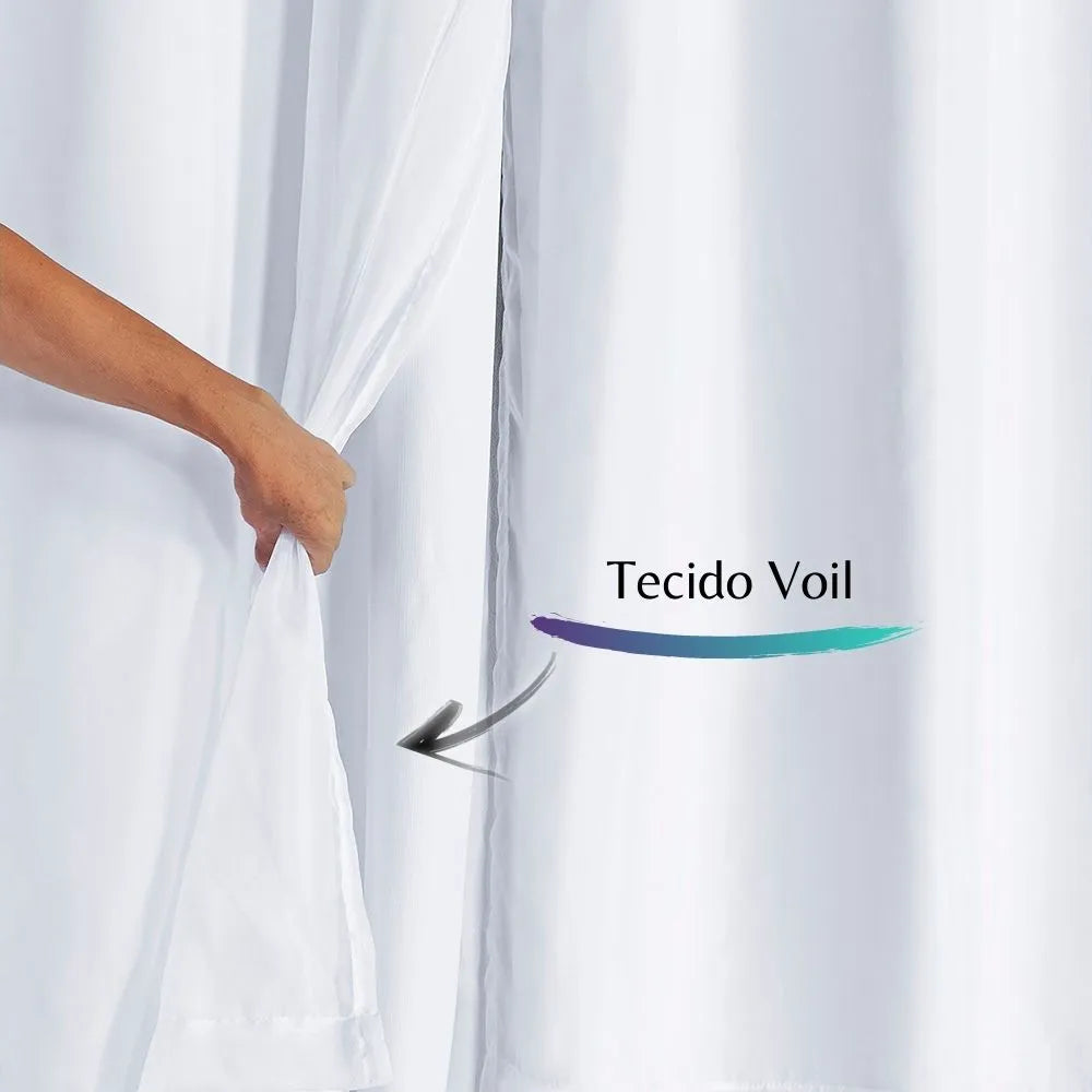 Cortina Blackout Grande - Branco (vários tamanhos)