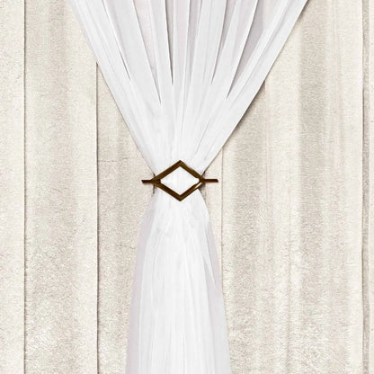 Cortina Celebre Luxo - Pérola/Branco - 4,00X2,50m