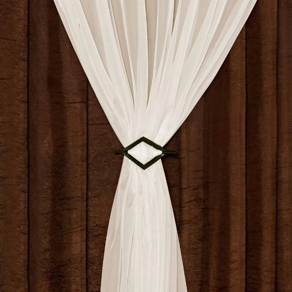 Cortina Celebre Luxo - Tabaco/Palha - 4,00X2,50m