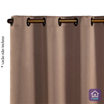 Cortina Corta Luz Elegante 2,70x1,60 - Fendi