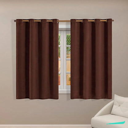 Cortina Corta Luz Elegante 2,70x1,60 - Tabaco