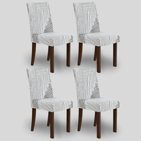 Kit 4 Capa Cadeira Geo Escandinavo - Oferta Cross