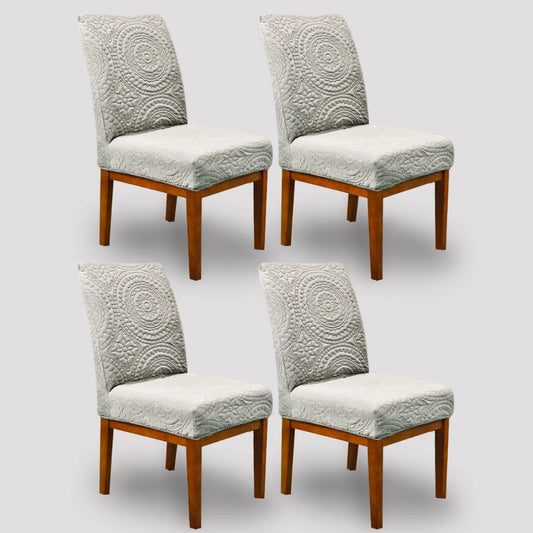 Kit 4 Capa Mandala Cinza Claro - Oferta Cross