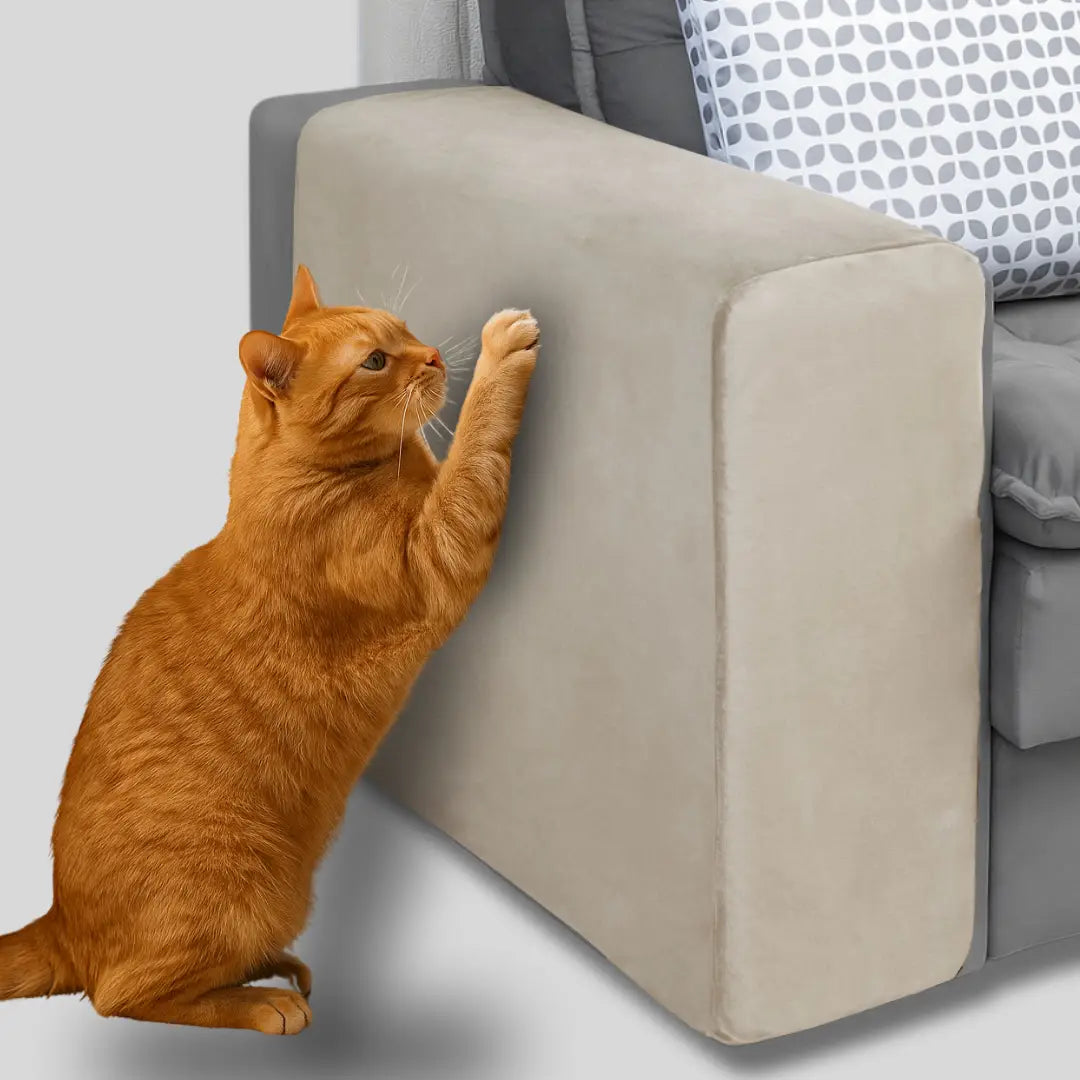 Kit 2 Capa Braço Sofá Suede Creme - Oferta Cross