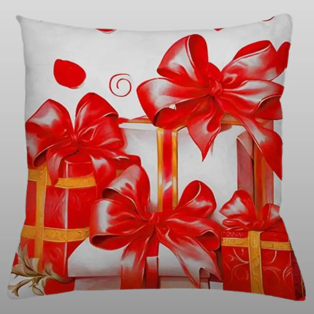 Capa Almofada Natal Presentes - Oferta Cross