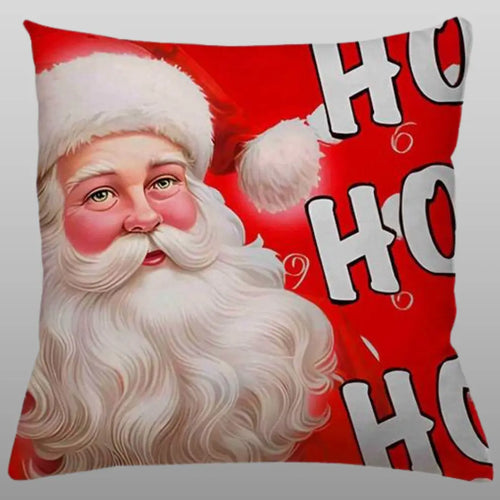 Capa Almofada Natal Ho Ho Ho - Oferta Cross