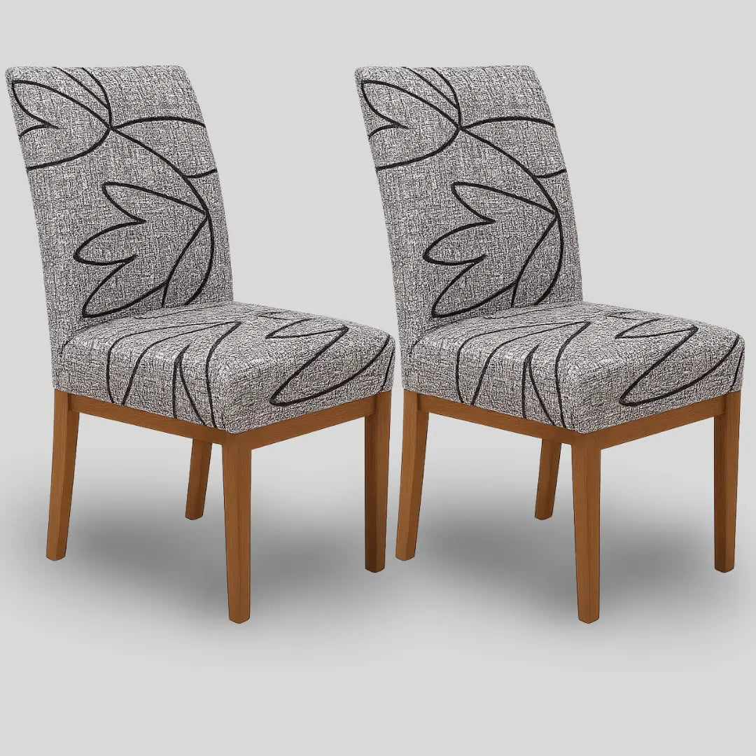 Kit 2 Capa Cadeira Florata - Oferta Cross