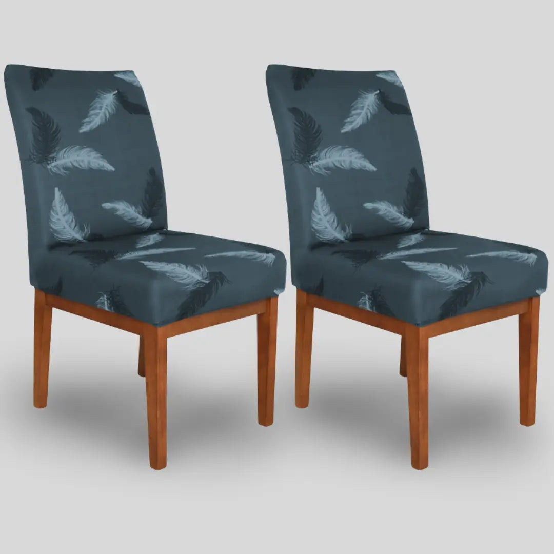 Kit 2 Capa Cadeira Modern Leaf - Oferta Cross