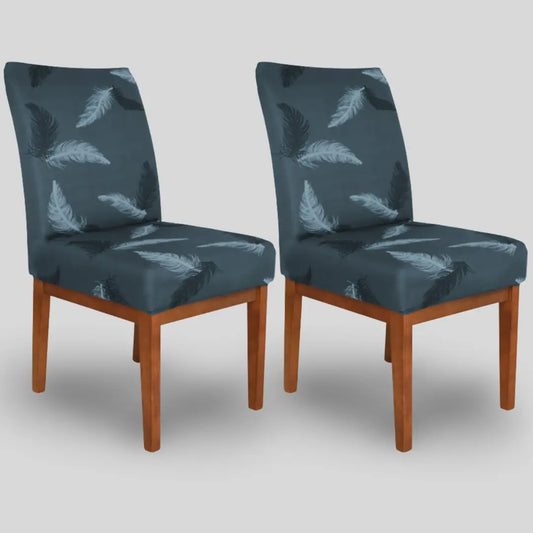 Kit 2 Capa Cadeira Modern Leaf - Oferta Cross