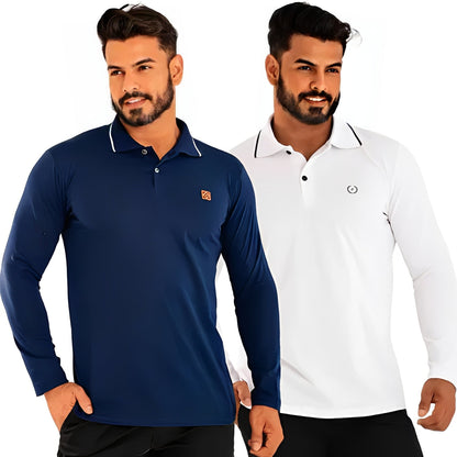 Camisa Comprida Polo Supremo -  Minimalista & Sofisticada [COMPRE 1 e LEVE 2] Conforto e Estilo em Dobro