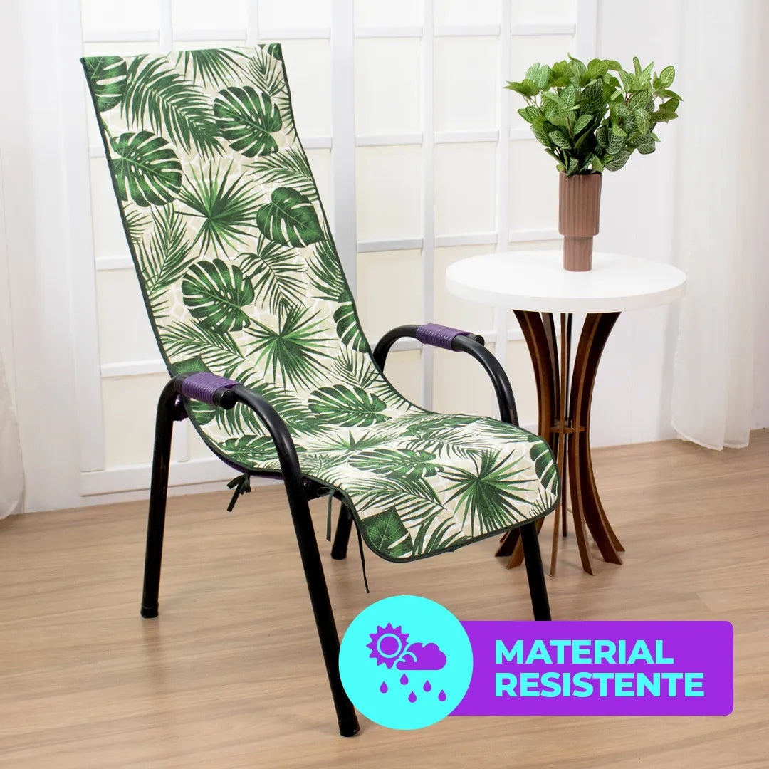 Capa para Cadeira de Varanda Impermeável - Jardim Secreto