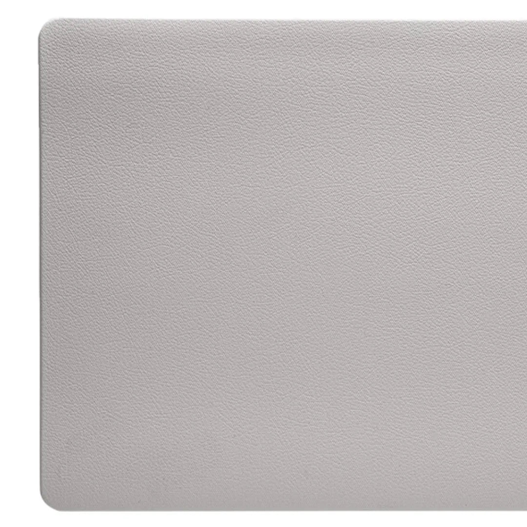 Jogo Americano Retangular Dupla Face Corino Impermeável - Cinza