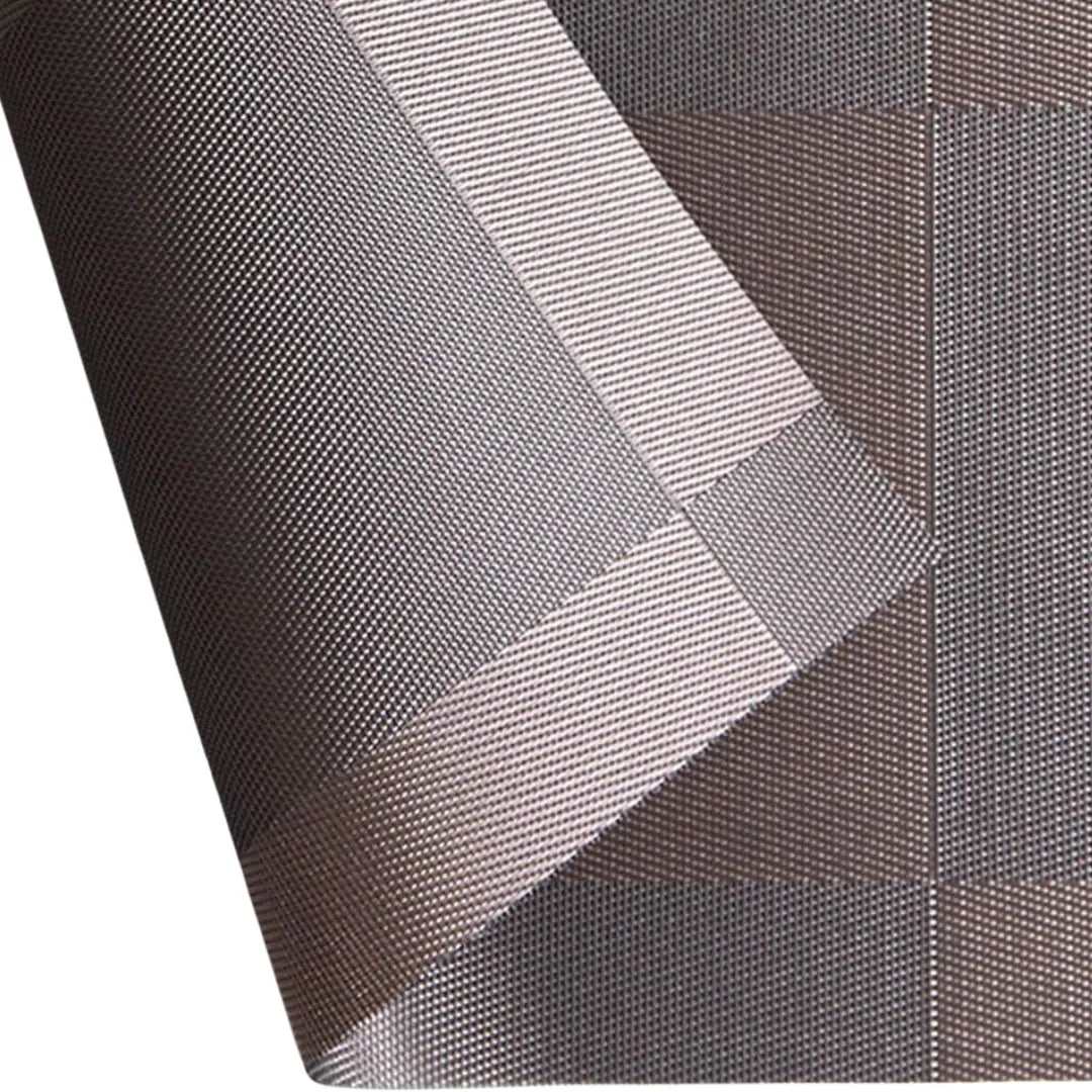 Jogo Americano Retangular Dupla Face Impermeável - Cinza Claro