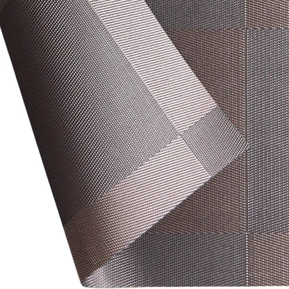 Jogo Americano Retangular Dupla Face Impermeável - Cinza Claro