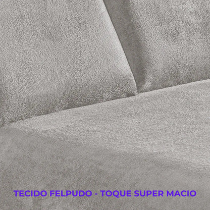 Jogo de Cama Plush Soft - Sono Quentinho Cinza