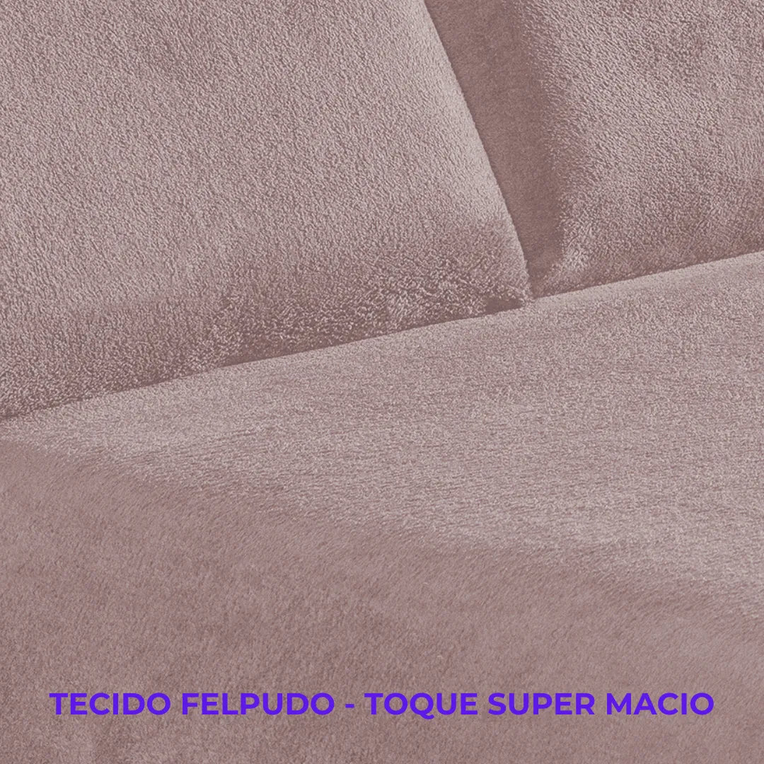 Jogo de Cama Plush Soft - Sono Quentinho Rose