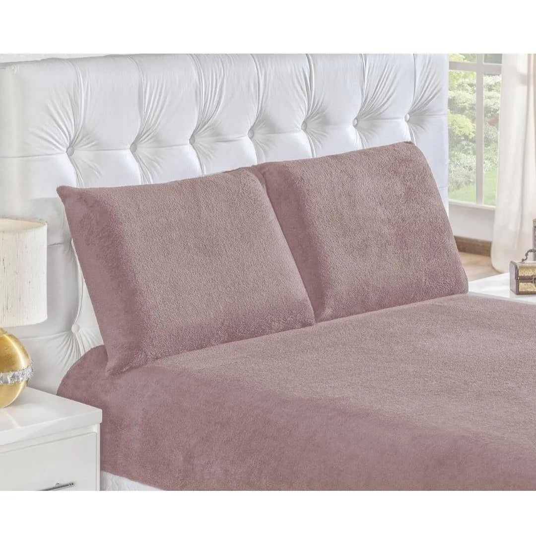 Jogo de Cama Plush Soft - Sono Quentinho Rose