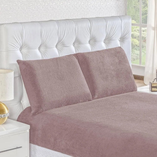 Jogo de Cama Plush Soft - Sono Quentinho Rose