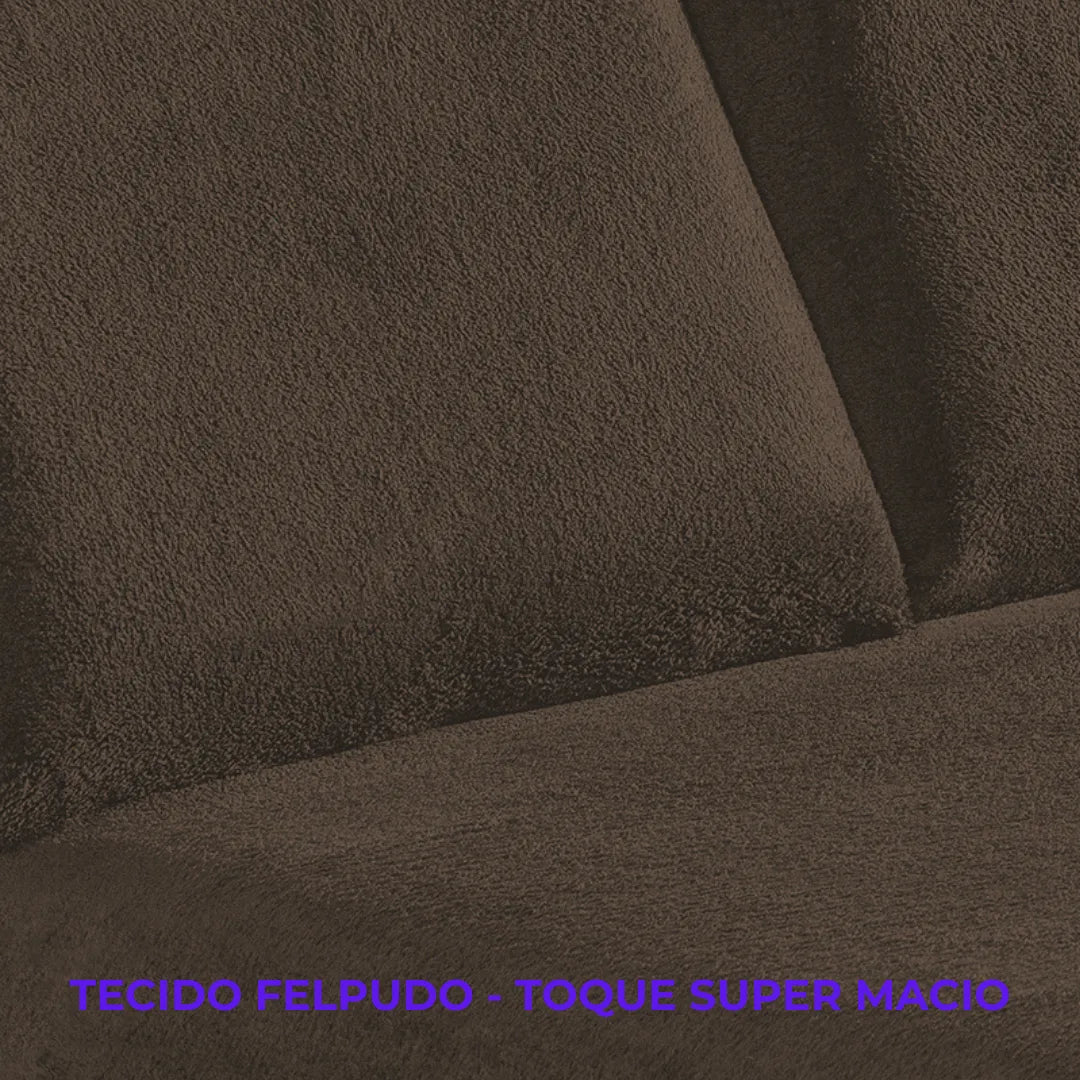 Jogo de Cama Plush Soft - Sono Quentinho Tabaco