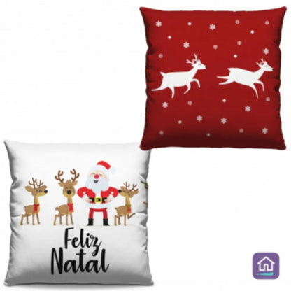Kit 2 Capas Almofadas - Natalinas