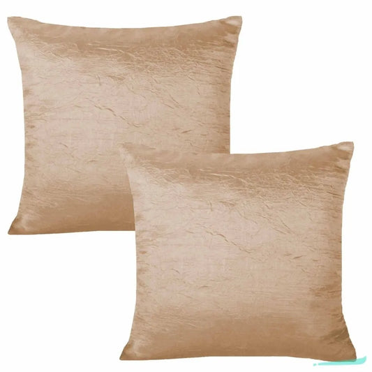 Kit 2 Capas De Almofadas Cetim Premium - Dourado