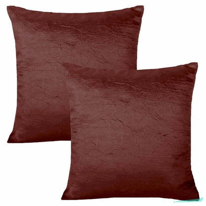 Kit 2 Capas De Almofadas Cetim Premium - Tabaco