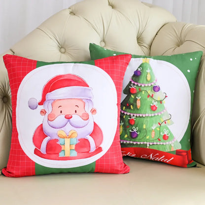 Kit 2 Capas de Almofadas Natal - Árvore Natalina