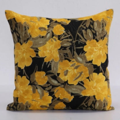 Kit 4 Capas De Almofadas Jacquard Premium - Jasmin e Amarelo