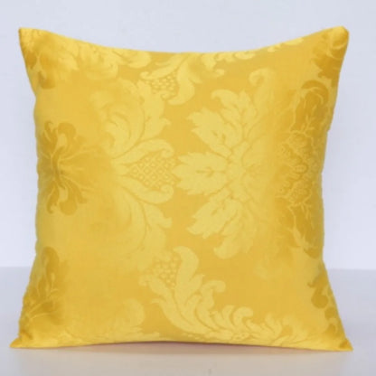 Kit 4 Capas De Almofadas Jacquard Premium - Jasmin e Amarelo