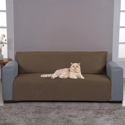 Manta Protetora de Sofá Anti Arranhão - Chocolate