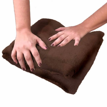 Manta Soft Microfibra Tabaco - Vários Tamanhos