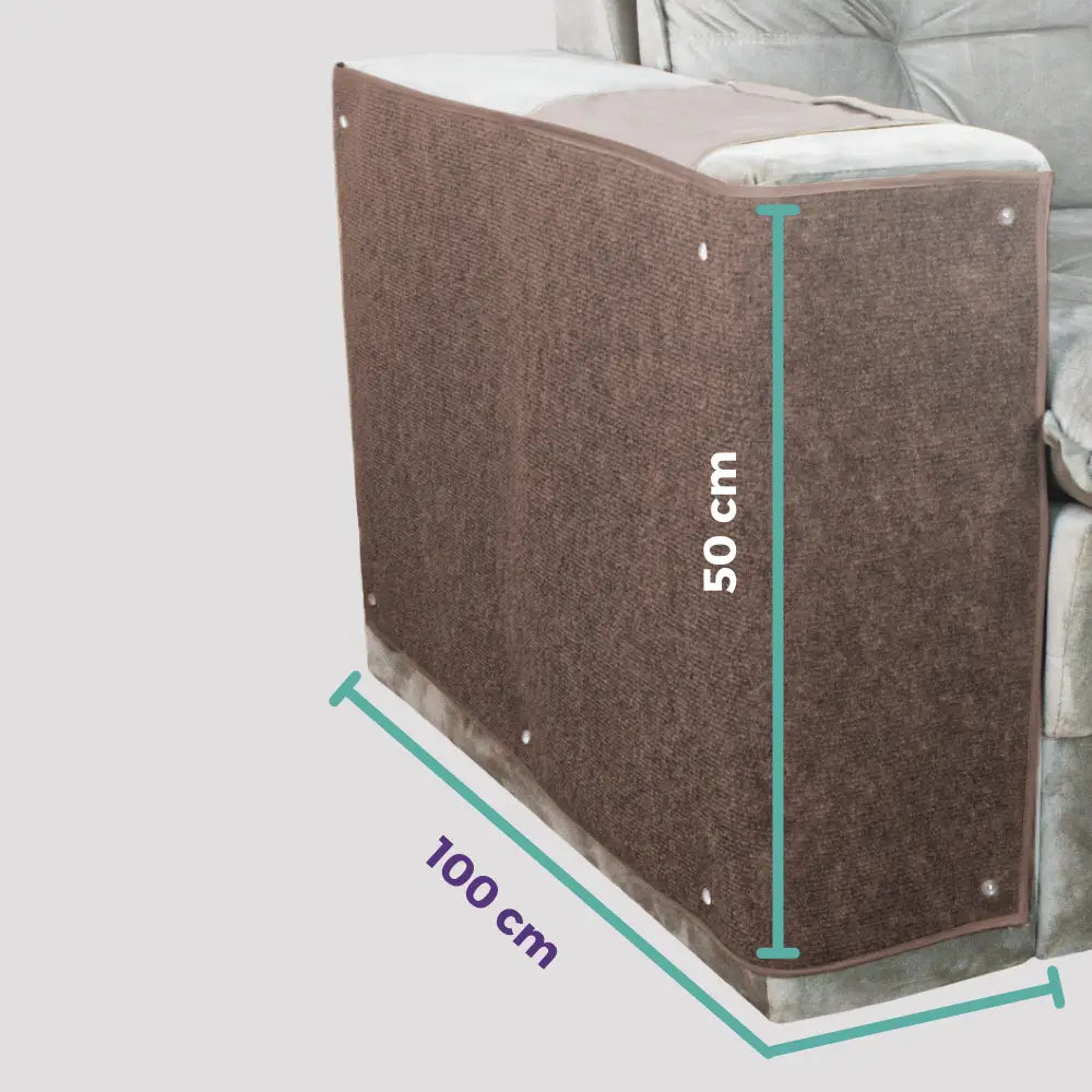 Protetor Arranhador Lateral para Braço de Sofá Kit c/ 2 - Chocolate