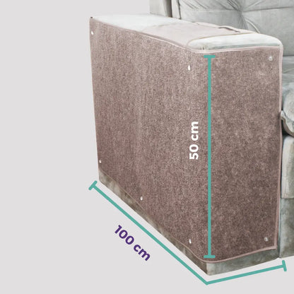 Protetor Arranhador Lateral para Braço de Sofá Kit c/ 2 - Bege