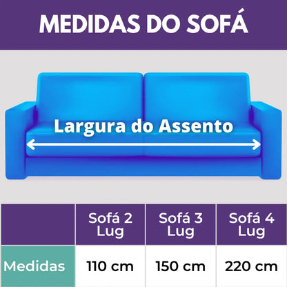 Manta Protetora de Sofá Anti Arranhão - Bege