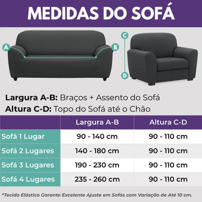 Capa de Sofá Elastex - Boho