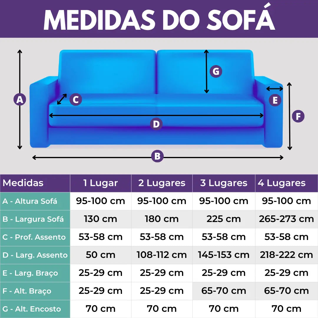Capa Protetora Sofá Impermeável Vermelho-Caqui