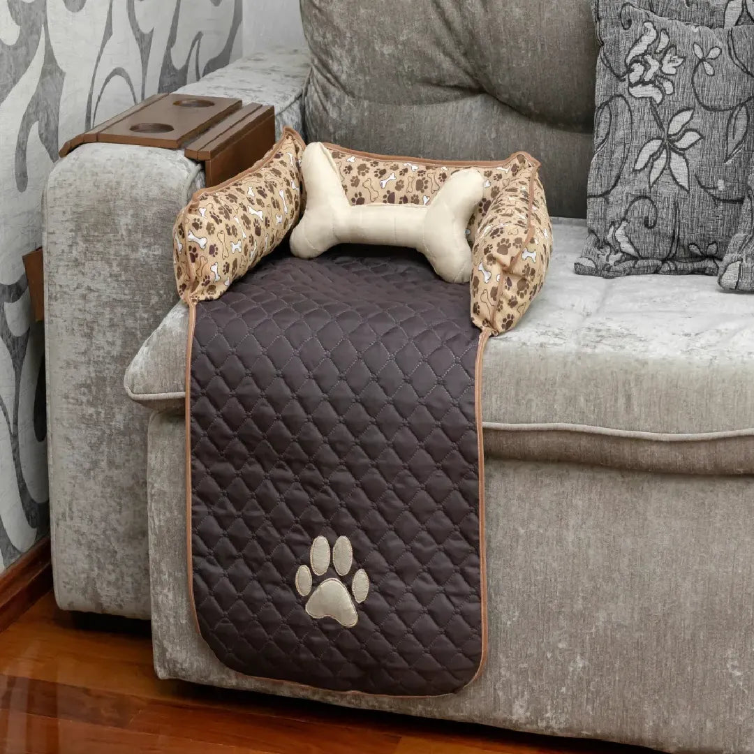 Protetor de Sofá Pet Impermeável Pequeno - Tabaco