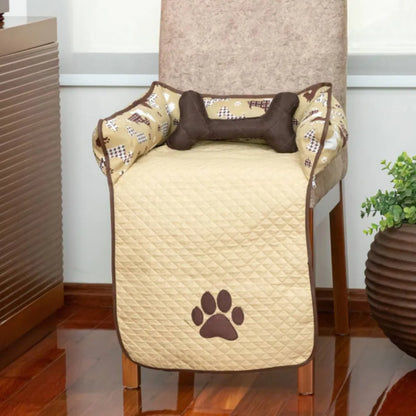 Protetor de Sofá Pet Impermeável Pequeno - Creme