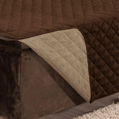 Protetor Sofá Retrátil Dupla Face Tabaco-Caqui